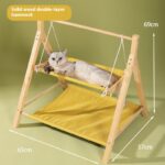 Pet Cat Hammock Double-layer Four Seasons Universal Wooden Cat Nest - Image 7