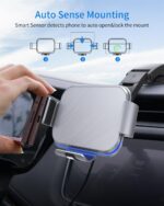 S8 Double Coil Folding Screen Car Mount Wireless Charging - Image 3