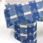 25mm Plaid Laser Silver Thermal Transfer Thread Ribbon - Image 8