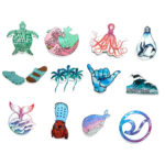Starfish Surfing Volleyball Skateboard Notebook Graffiti Car Body Decoration Sticker - Image 5
