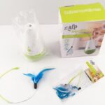 Cat Toy Tumbler Electric Feather Spiral Turn