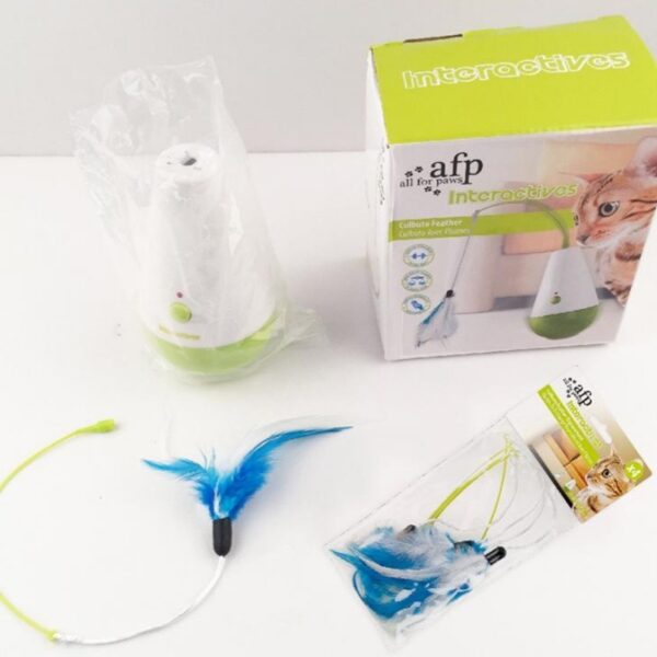 Cat Toy Tumbler Electric Feather Spiral Turn
