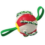 Dog Toy Balls With Chewing Ropes Pet Flying Saucer Ball Dog Toy Interactive Dog Toys For Tug Of War Best Gifts For Small Medium Dogs - Image 8