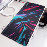 Black And White Desk Mat Gaming Mouse Pad Large Mousepad Gam - Image 6