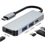 Portable Notebook And Tablet Computer Six In One Expansion Dock - Image 4
