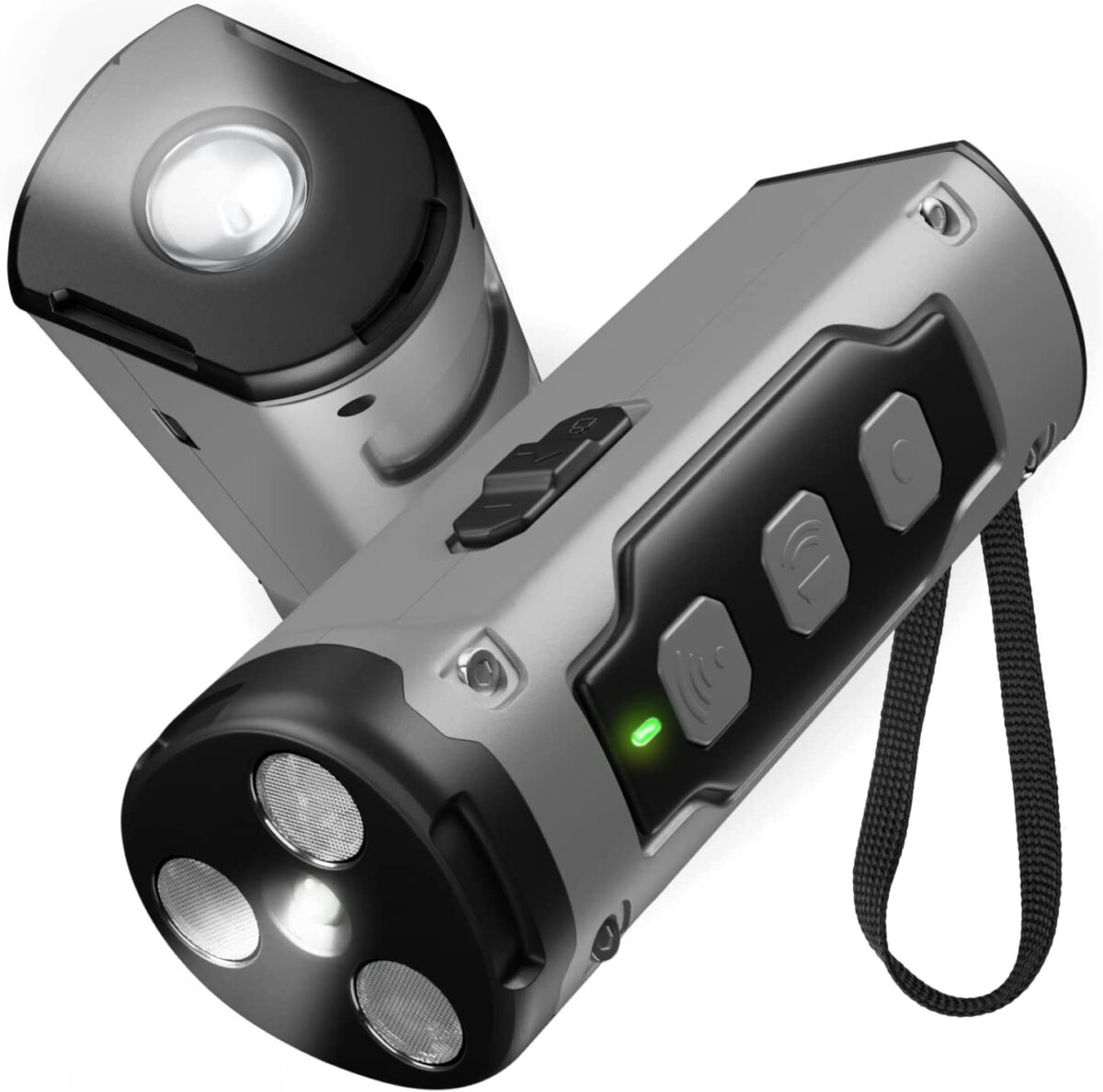 Dog Drive Ultrasonic Three-head Bark Plug Torch Dog Drive Artifact Anti Dog Bark Deterrent Device With LED Flashlight - Image 4