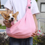 Pet Puppy Carrier Bag Cats Outdoor Travel Dog Subway Bus Shoulder Crossbody Bag Cotton Comfort Single Sling Handbag Tote Pouch Pet Carrier For Travel - Comfortable Single Shoulder Dog And Cat Bag - Image 3