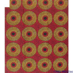 Cotton African Indian Printed Geometric Waxed Fabric - Image 5