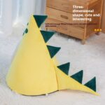 Four Seasons Universal Yellow Dinosaur Shape Cat Nest Fully Closed Warm - Image 3