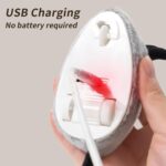 Interactive Cat Toys Mouse For Indoor Cats Rechargeable LED Cat Mouse Toy Feather Bell Tail Lifelike Electric Automatic Moving Mouse Cat Toy For All Breeds Cat Boredom Exercise - Image 8