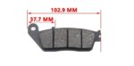 Motorcycle Brake Pad FA142 Semi-metal Friction Material - Image 6