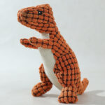 Dog Bite Resistant Plush Sounding Toy Dinosaur - Image 2