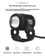 External Fisheye Lock And Load Spray Motorcycle Spotlight - Image 4