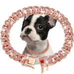 Pet Diamond Collar Cuban Link Chain Small Medium Large Dogs And Cats Necklace - Image 7