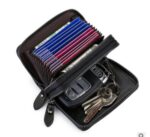 Womens Embroidery Car Stitching Trend Multifunctional Card Case - Image 7