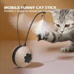 Cat Toy Cat Teaser Stick To Relieve Boredom Resistance Bite Cat Supplies Self-Moving Irregular With USB Connect - Image 7