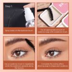 Iron Box Portable Three-dimensional Light Eyebrow Hair Styling Cream - Image 4