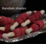 Handmade Botanical Dyed Raw Edge Vintage Wedding Ribbon - Image 4