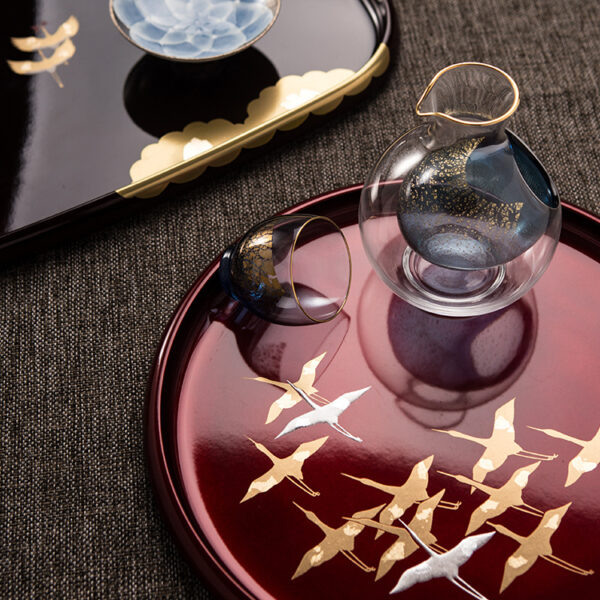 Shanjia Lacquerware Tray Household Fruit Tray Craftsman