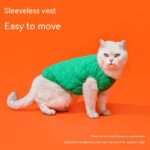 Polar Fleece Winter Warm Breasted Vest Cat Pet Clothes - Image 2