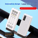 Power Bank With Cable Detachable Light Display Power Supply Large Capacity Fast Charging - Image 3