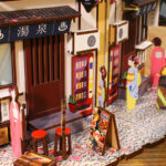 Sakura Town Hand Assembled 3D Stereoscopic Book Model Ornament - Image 4
