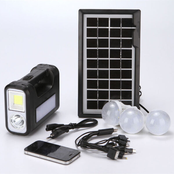 Solar Projector USB Outdoor Waterproof Portable Flashlight