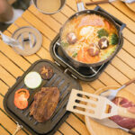 Double Fire Folding Gas Stove For Outdoor Portable Picnic - Image 2