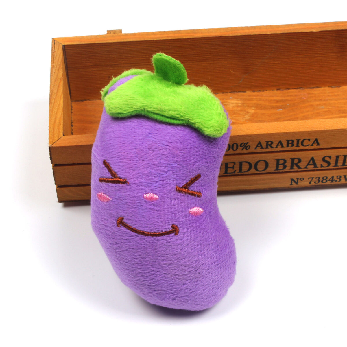 Pet Supplies Plush Toy Simulation Eggplant - Image 3