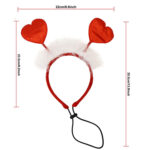 2025 Pets Valentine's Day Decoration Pet Scar Valentine's Day Hairband Dog Party Decoration Prop Dog Accessories Pet Products - Image 4