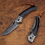 Folding Knife Outdoor Survival Camping Self Defense - Image 2