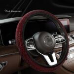 Full Diamond Elastic Car Steering Wheel Cover Without Inner Ring - Image 3