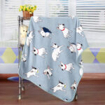 Flannel Coral Fleece Blanket Printed Air Conditioning Blanket Pet - Image 4