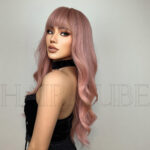 Qi Bangs Big Wave Long Curly Wig - Image 5