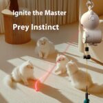 Self-Hi Relieving Stuffy Pet Hanging Retractable Cat Toy - Image 3