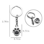 Dog Paw Can Open Urn Pendant - Image 2