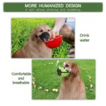 Dog Muzzle Medium Sized Muzzle For Biting And Barking Breathable Mesh Dog Muzzle For Chewing Dog Muzzle With Adjustable Buckle - Image 6