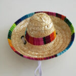 Pet Supplies Straw Woven Mini Pet Dog Straw Hat Pet Mexican Straw Hat Pet Cat Sun Hat - Image 3