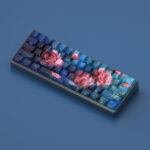 Oil Painting Style Side Carving Transparent Original PBT Atk68 Key Cap - Image 3