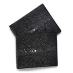Pearl Fishskin Short Grinding Beads With Cowhide Wallet - Image 3