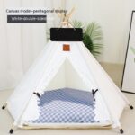 Pet Tent Cat House Removable And Washable Kennel Cat Villa Semi-enclosed Insulation Cat Nest Foldable Cat Tents - Image 9