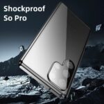 Magnetic King Phone Case Glossy Metal Magnetic HD Peep-proof Buckle Mirror Drop-resistant - Image 3