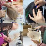 French Style Bangs Real Hair Wig Set - Image 4