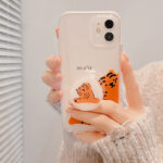Cute Simple Tiger Transparent All-inclusive Phone Case