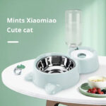 Pet Dog Cat Bowl Fountain Automatic Food Water Feeder Container For Cats Dogs Drinking Pet Articles  Pet Cat Water Dispenser, Automatic Gravity Cat Water Bowl - Image 3