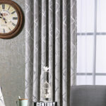Solid Color Simple Modern Light Luxury Living Room Chenille Blackout Curtains - Image 5