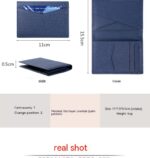 Genuine Leather Card Holder Cross-border Ultra-thin Multi-card-slot Card Clamp Portable Cow Leather Anti-theft Swiping Boutique Wallet - Image 7