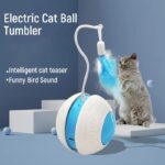 Pet Electric Toy Ball Feather Teaser Cat Stick Irregular Movement Cat Scratching Ball Tumbler - Image 5
