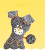 Dog Plush Bites Toys Squeak Cute Animal Shapes Grind Teeth And Clean Teeth Interactive Play Pet Supplies - Image 3