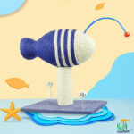 Sisal Flying Fish Grinder Pet Large Vertical Toy - Image 5
